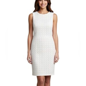 Ann Mashburn White Eyelet Shash Midi Dress